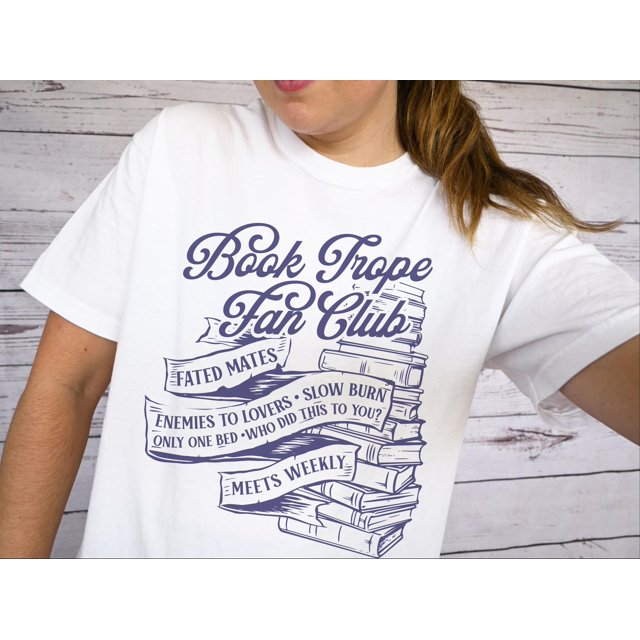 Book Trope Fan Club Shirt, Bookish Shirt, Smut Reader, Romantasy Reader, Shadow Daddy, Boo - Sand - 4XL