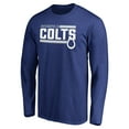 thumbnail image 2 of Men's Royal Indianapolis Colts Iconic Collection On Side Stripe Long Sleeve T-Shirt, 2 of 3