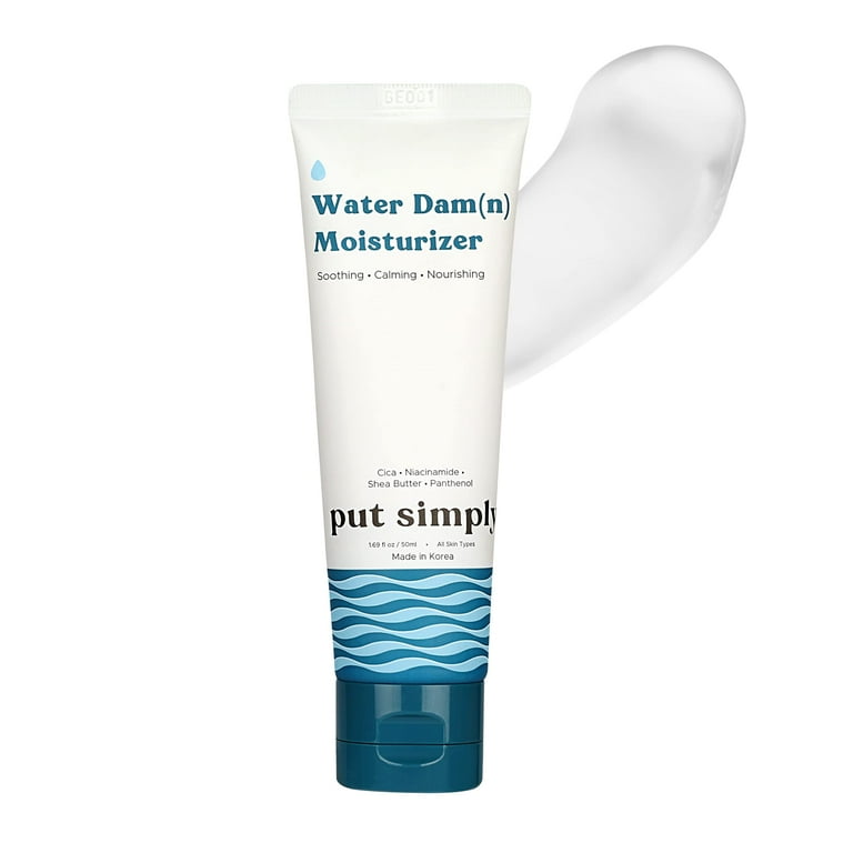 Put Simply Hydrating Gel Face Moisturizer for Dry Oily Combination Skin with 3 Niacinamide Paraben Free Sensitive Skin Friendly Ultra