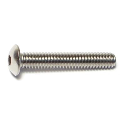 #1-6418-8 Stainless Steel Button Head Socket Cap Screws All Lengths & Qtys 