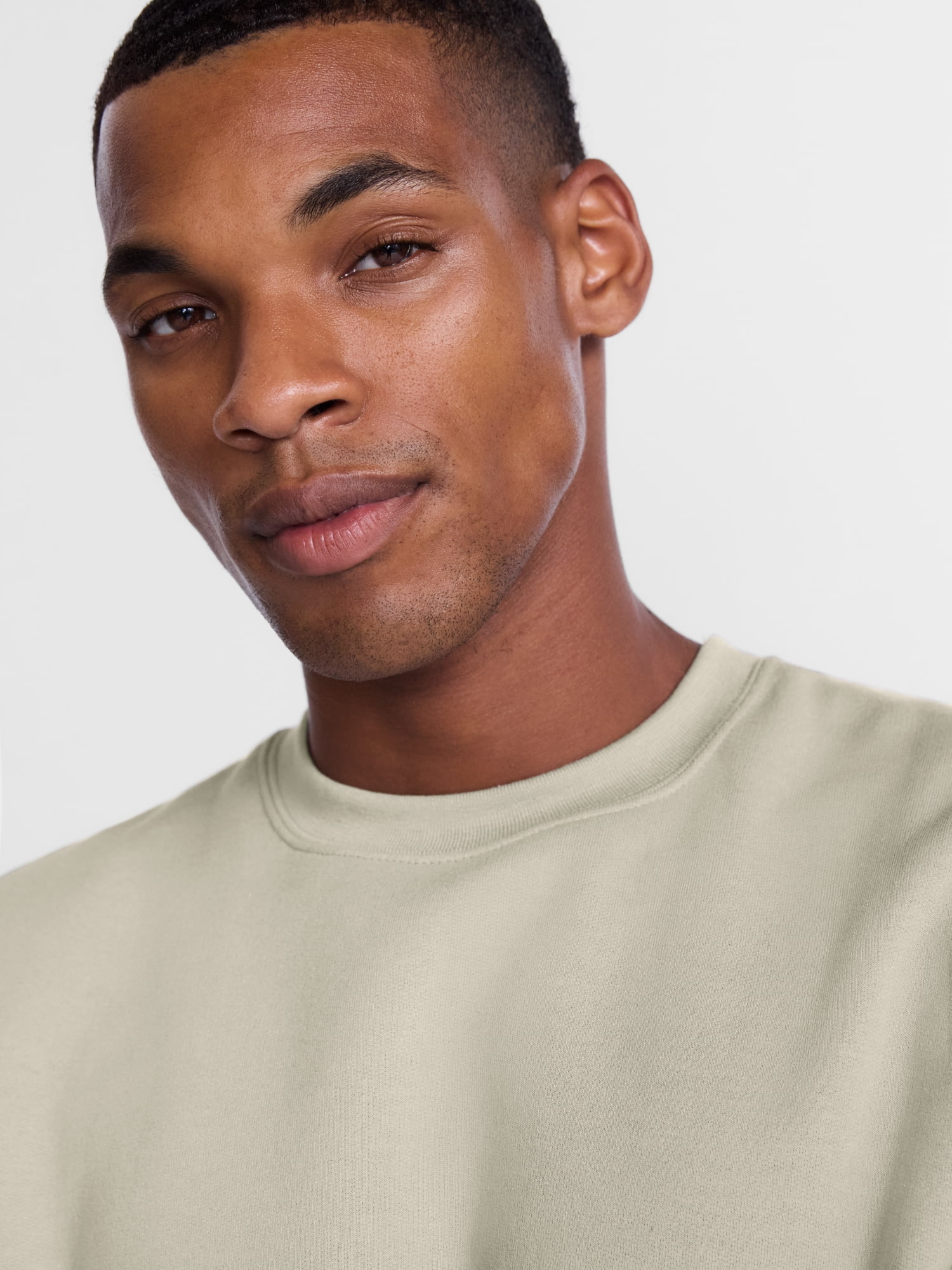 Athletic Works Men's Fleece Crewneck Sweatshirt, Sizes XS-4XLT
