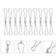 thumbnail image 2 of GOOHOCHY 20pcs SHIVEL DUAL CLIPS PRÁCTICAS PERSONAS PRÁCTICAS PERSONAS DURANTES Ganchos colgantes, 2 of 8