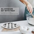 thumbnail image 4 of 2 Pcs Snail Dish Plate Restaurant Serving Dish Heat Resistant Mushroom Escargot Dinner Stainless St, 4 of 5