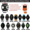 thumbnail image 2 of AIYOCK Compatible with Garmin Fenix 7 Pro/7/6 Pro/6 Band, 22mm Unisex Loop Velcro Watch Band for Forerunner 945/955/965, 2 of 6