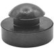 thumbnail image 5 of Topes de goma grandes con vástago estriado a presión de 1"" de diámetro - Pies - Se adapta a orificios de 1/2" (4) Negro, 5 of 5