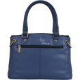thumbnail image 2 of Anna by Anuschka Small Satchel, Three Kittens Blue, 2 of 6
