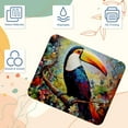 thumbnail image 3 of Toucan Square Desk Mat Mouse Mat Mouse Pad, 8.3x9.8 Inch, Non-Slip Rubber Bottom, Printed, Suitable for Office and Gaming, 3 of 6