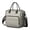 Silver-17, variant on Retro Tribal Rustic Cooler Bag - Artistic Large Insulated Tote for Men & Women