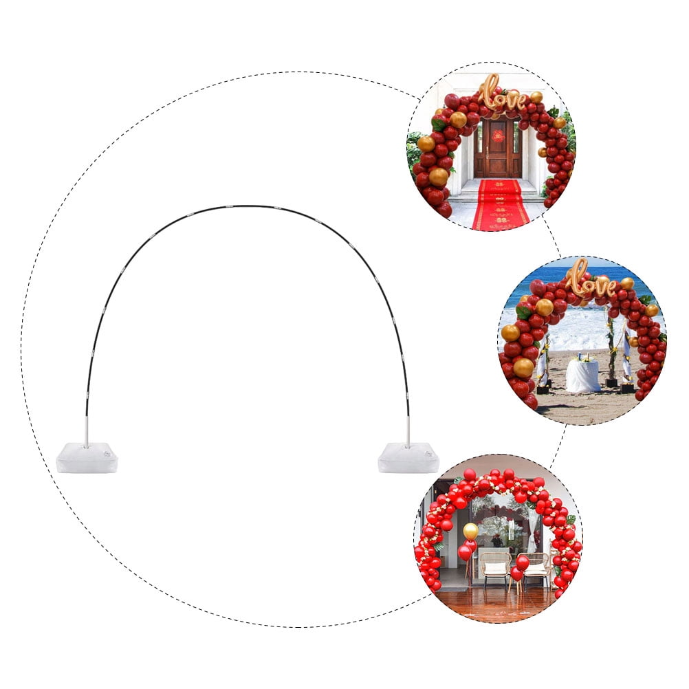 1 Set of Balloon Arch Stand Adjustable Balloon Arch Kit with Water Fillable Base for Party