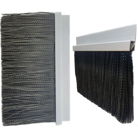 

Nylon Brush Seal Weatherproofing 4.0 Brush Seal X 1.2 Straight Holder (180Deg) 8Ft Long