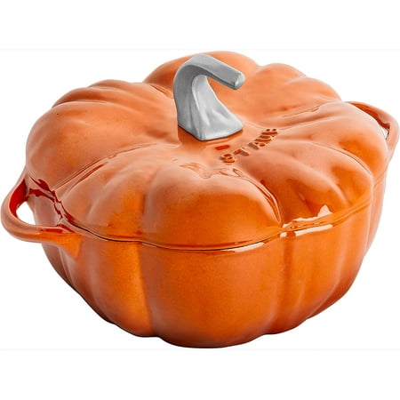 

SWJYH Cast Iron 3.5 Qt Pumpkin Dutch Oven Cocotte with Stainless Steel Knob - Burnt Orange Made in France