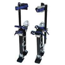 ALL-CARB Adjustable Drywall Stilts 24-40 Inch Aluminum Alloy Stilts for Painting or Cleaning Black