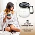 thumbnail image 5 of Ideas In Life Coffee Pot Shaped Mug – 16 Oz Durable Ceramic Novelty Gift for Home, Office, Friends, Colleagues, and Birthdays, 5 of 6