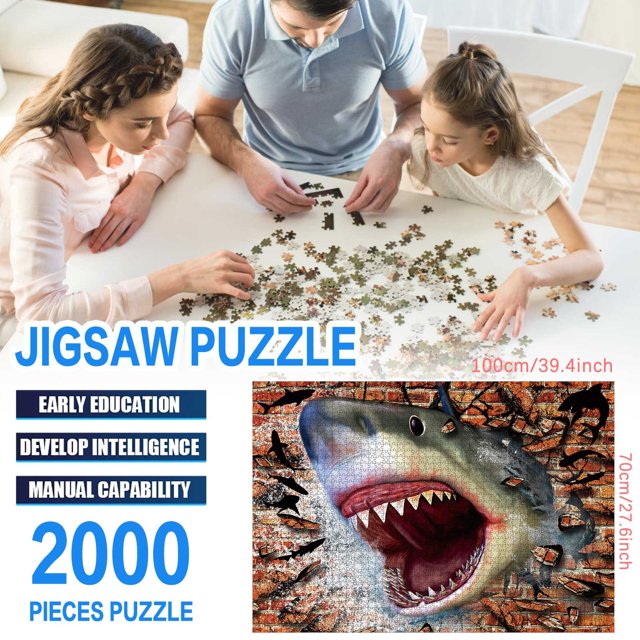 2000 Pcs Adult And Ahildren's Intellectual Development Puzzle Toy Holiday Gift