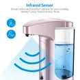 thumbnail image 3 of AMIR Soap Dispenser Hand Soap Dispenser Waterproof Liquid Soap Dispenser Automatic Soap Dispenser for Kitchen Bathroom Washroom Toilet Facial Cleanser Pink, 3 of 10