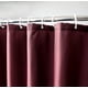 thumbnail image 4 of 1 pieza Cortina de ducha 180 x 180 cm Tejido de poliéster Cortina de baño impermeable antimoho Simple y moderna, roja, 4 of 5