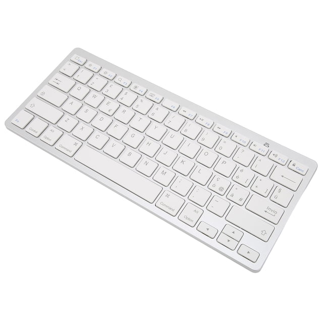 Cordless Keyboard Mini, Keys Ultra Thin Portable F30 Frontgrill 78 Computer Accessories Peripherals Strebe White Keyboards for OS X IOS WindowsKorean