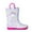 Pink dot, variant on Kids Shark Rain Boots for Toddler Boys Sizes 2