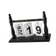 thumbnail image 5 of Calendario de escritorio Decoración diaria Reutilizable Regalo ideal Compacto con base de madera Práctico Negro, 5 of 9