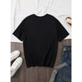 thumbnail image 3 of Summer Women's Front-Printed Short-Sleeved T-Shirt, Comfortable and Breathable Fabric, Casual Sports Style, Suitable for Spring and Summer, 3 of 7
