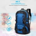 thumbnail image 6 of 70L Hiking Backpack, Waterproof Large Capacity Hiking Backpack for Camping, Breathable Frameless engineer with Rain Cover for Outdoor Travel, 6 of 9