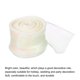 thumbnail image 3 of Cinta de Organza Transparente Uxcell de 1 1/2 pulgadas y 10 yardas, Brillante Chiffon Tulle para Envolver Regalos, Ramo Floral, Boda, Blanco Crema 1.5" x 10 Yard, 3 of 7