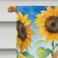 thumbnail image 2 of English Cocker Spaniel in Sunflowers House Flag, 2 of 7