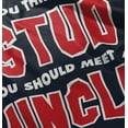thumbnail image 4 of Think Im A Stud Meet My Uncle Youth T Shirt Tee Boys Infant Toddler Brisco Brands 5T, 4 of 5