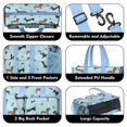 thumbnail image 3 of Teacher Tote Bag,Dachshund Footprint Bone Teacher Utility Tote Bag,Large Work Tote Bags for Women with Multiple Pockets,Top Zipper Closure,13.8x10.6x6.7 Inch, 3 of 5