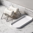 thumbnail image 1 of Stainless Steel Soap Holder, Bathroom Draining Rack with Removable Drip Tray, Countertop Organizer for Soap Sponge, 1-Pack, 1 of 7