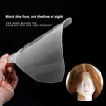 thumbnail image 2 of Professional Face Shields, Plastic, for Hair Cutting, Dyeing, Adjustable Strap, 2 of 7