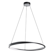OBRP32LAJUDBK AFX Oberon - 30W 1 LED Pendant-1.5 Inch Tall and 1.4 Inch Wide-Black Finish