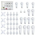 thumbnail image 4 of Hooks 40Pcs Invisible Nail Screws Wall Hooks No Trace Picture Hangers Traceless Multi-function Art Painting Frame Hanger, 4 of 7