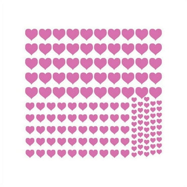 Hearts Vinyl Graphic Sheet - Large