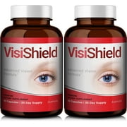 2 Pack VisiShield Advanced Vision Formula for Eyes 120 Capsules