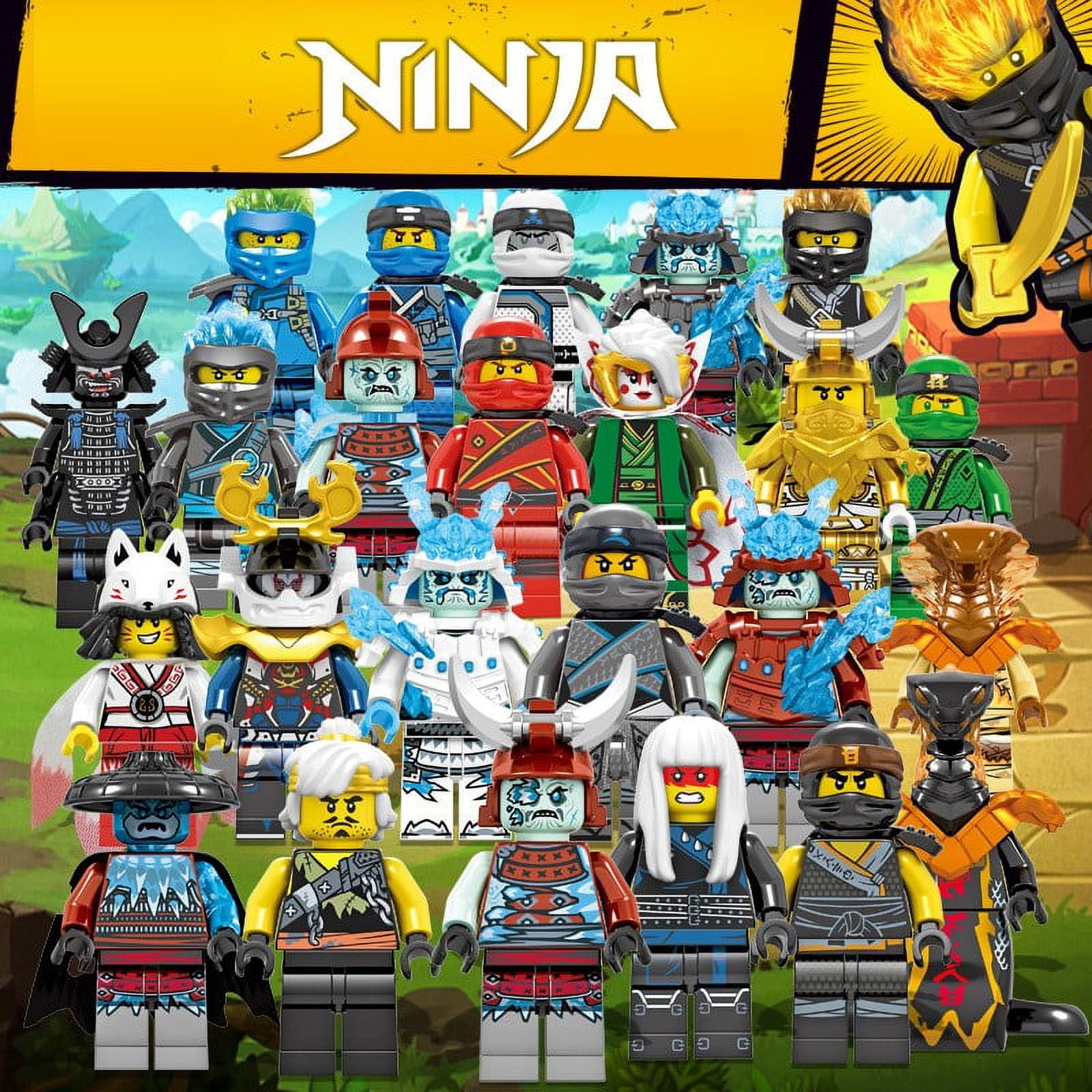 Ninjago Season 11 Blizzard Samurai Custom 24 Minifigures Kai Jay