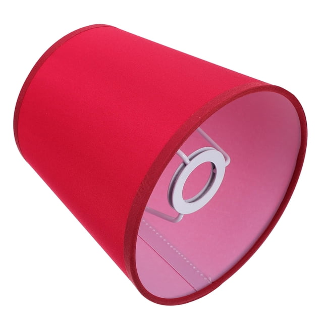 unbranded Red Cloth Light Shade Para Lámparas De Pared Y Con Simple