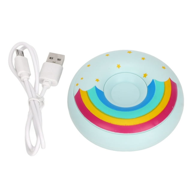 Lindo Calentador De Manos Eléctrico, Mini Agarre Cómodo Forma De Dona Calentador De Manos De Bolsillo De Calentamiento Rápido De 3 Segundos Para Mantener El Calor ANGGREK AHX1508