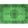 thumbnail image 1 of Ahgly Company Indoor Rectangle Persian Emerald Green Traditional Area Rugs, 5' x 8', 1 of 4