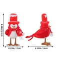 thumbnail image 4 of Niusricy Artificial Luminous Bird Miniature LED Glowing Bird Statue for Christmas Home, Kitchen, Dining Table Decor, 4 of 9