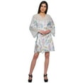 thumbnail image 3 of Moomaya Printed Robe For Girls Cotton Plus Size Nightwear Summer Bathrobes, 3 of 6