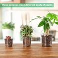 thumbnail image 2 of 36 Packs 5/4/3.5 Inch Reinforced Clear Nursery Pots with Drainage Hole, Transparent Variety Pack Plastic Plant Pot Seedling Planter Seed Starter Flower 20pcs Labels, 2 of 8