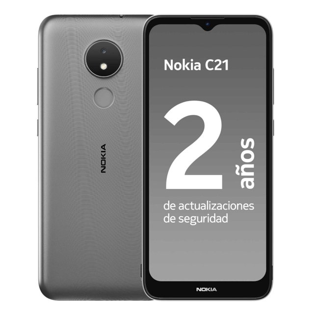 Telefono Nokia c21 plus gris 64gb Nokia C21 Dual Sim, 2 Gb Ram, 64 Gb, Gris
