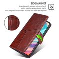 thumbnail image 4 of For Xiaomi Redmi Note 13 4G Shockproof PU Leather Case Geometric Splicing Wallet Phone Stand Cover, 4 of 5