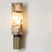 Modern Luxury Natural Marble Wall Lamp Living Room Bedroom Bedside Decoration Light Fixtures Vintage Sconce Home-appliance