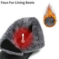 thumbnail image 4 of Earlde Men Women Snow Boots Comfortable Faux Fur Full Lined, 4 of 7