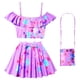 thumbnail image 1 of 2023 Encanto Charm Isabella niñas traje de baño princesa disfraz verano 2 uds zhangmenya LED, 1 of 2
