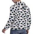 thumbnail image 6 of Kdxio Graduation Hats Print Mens Casual Hooded Collar Drawstring Hoodies Pullover Sweatshirts Casual Long Sleeve Shirts-Medium, 6 of 7