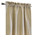 thumbnail image 4 of Thermalogic Checkmate Classic Room Darkening Simple Mini Check Pattern Pole Top Curtain Panel Pair Each 40" x 84" Grey, 4 of 5