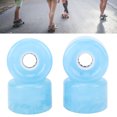 thumbnail image 1 of 4x Ruedas de Monopatín 78a Dureza Rebote PU Tradúcido Intermitente Reemplazo Longboard Crucero Ruedas Roundillo, 1 of 7